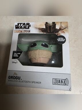 Bitty Boomers Star Wars: The Mandalorian Grogu Wireless Bluetooth Speaker.
